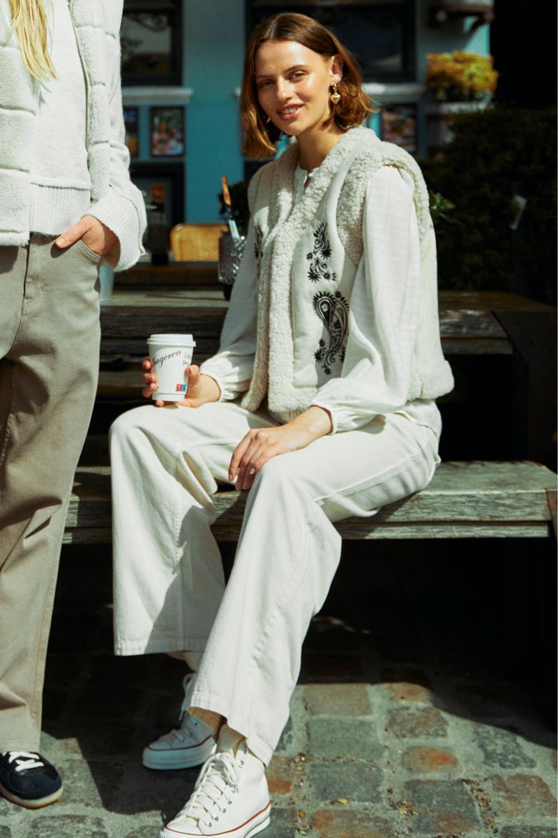 Cilla Pants | Moonbeam | Freequent Trousers