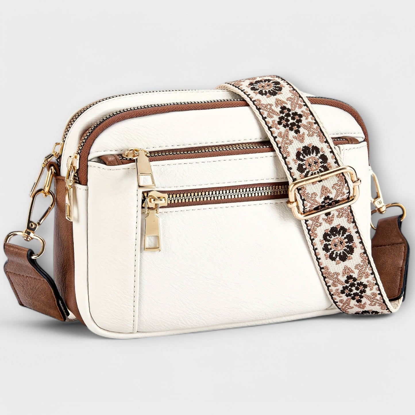 Lora. - Vegansk læder crossbody taske