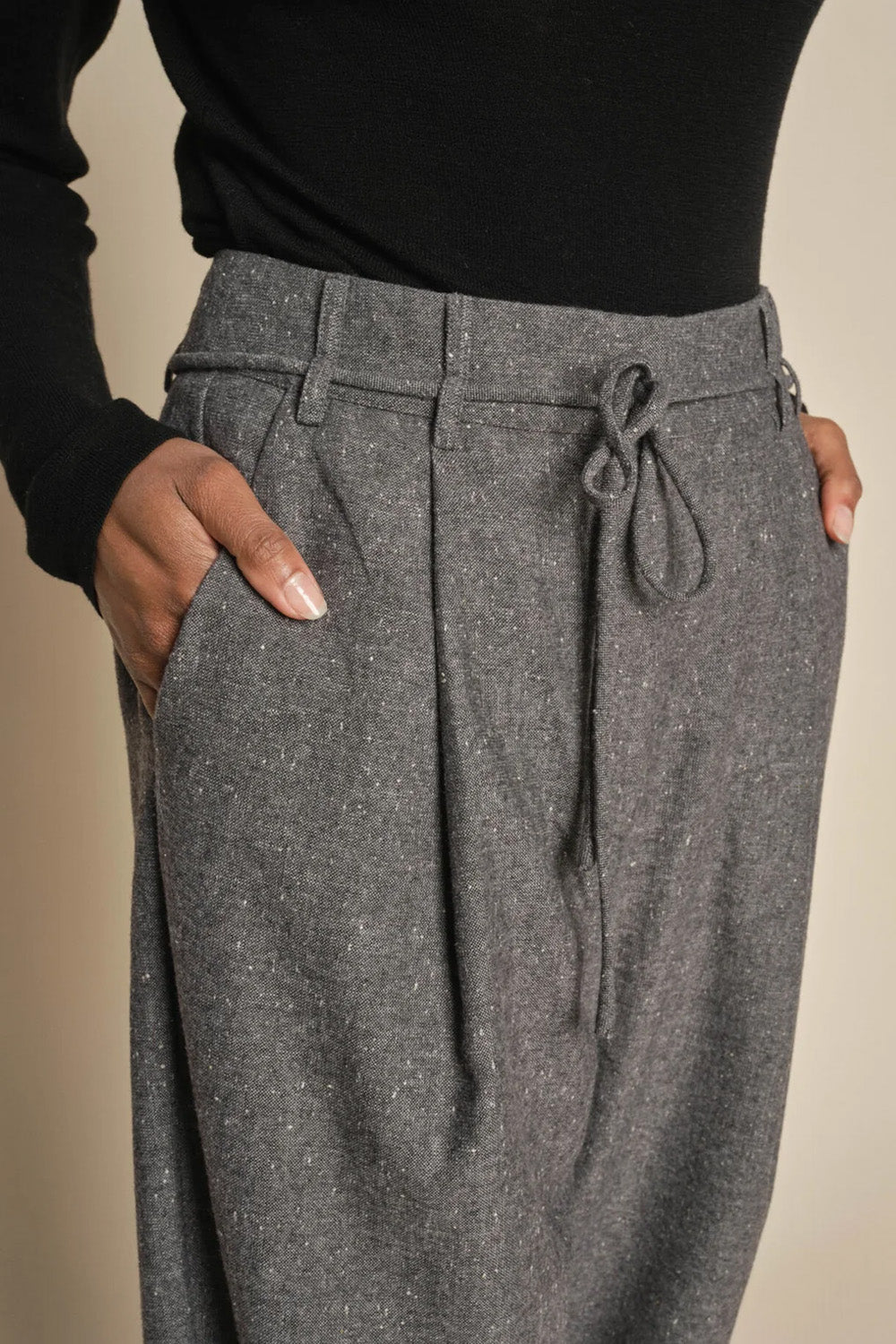 Leslie Zenia Lange Bukser | Zwart | Mos Mosh