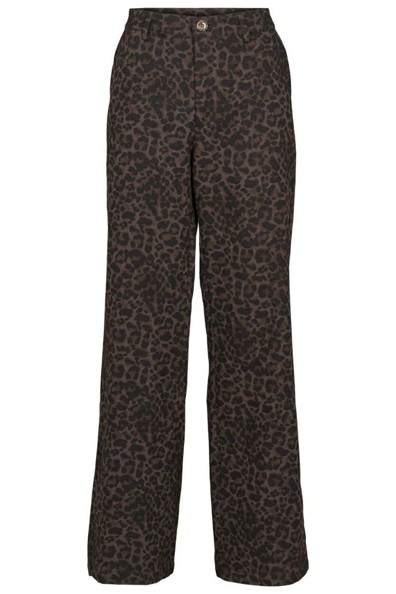 Anna Leopard Print Pants | Prepair