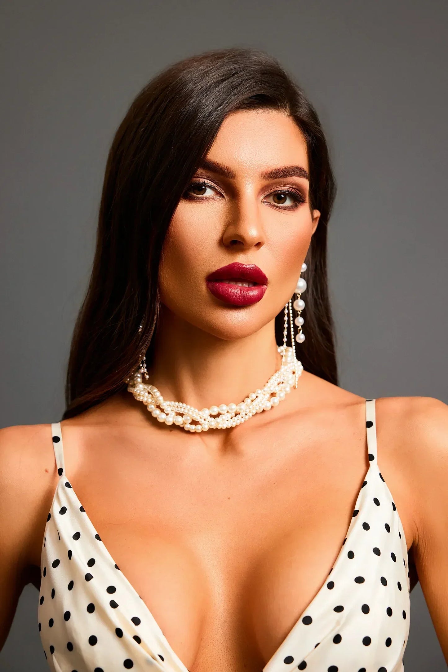 Amalia™ – Elegante perleøreringe med kaskadeeffekt