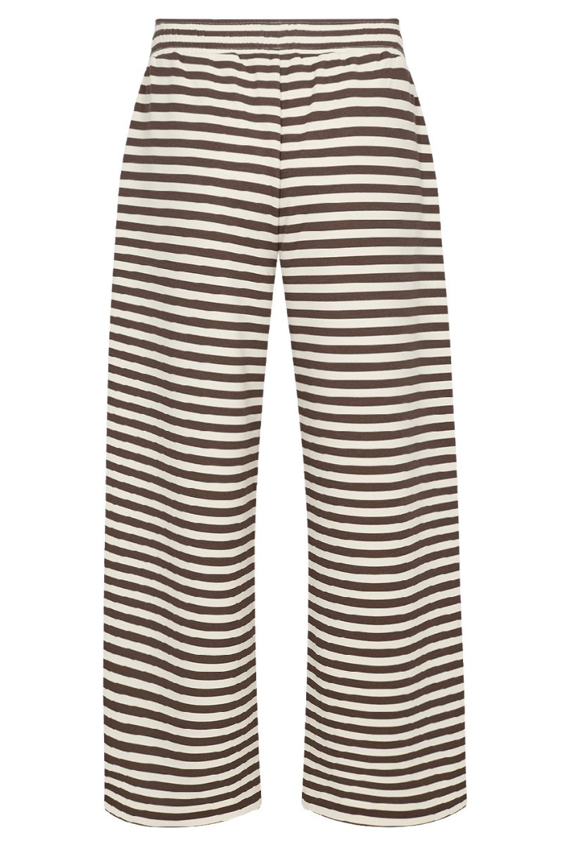 Tini Stripe Wide-Leg Pants | Brun | Statebird Trousers