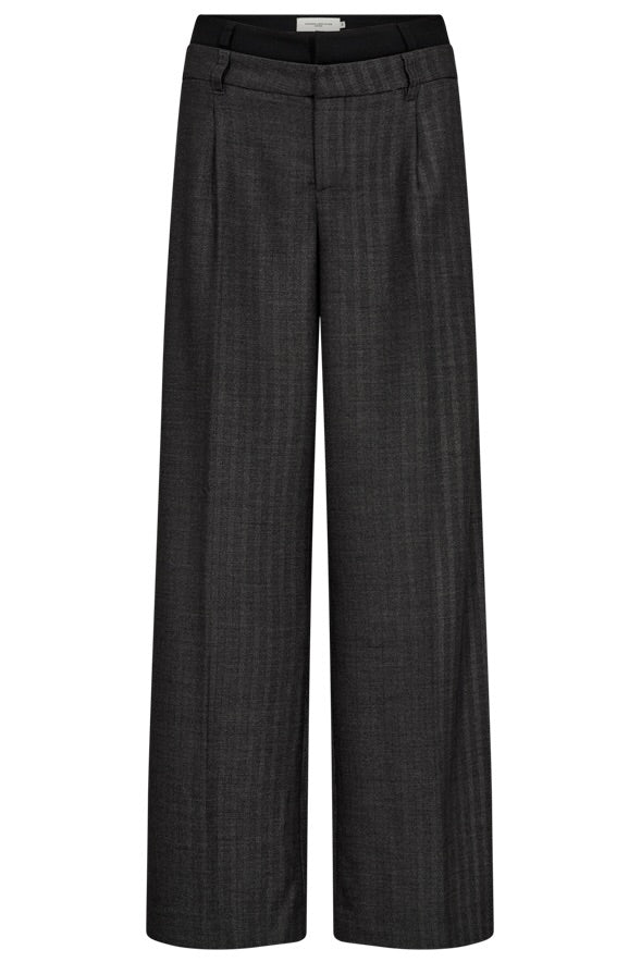 Tailor Mix Pants 204935 | Medium Grey Melange | Trousers by Copenhagen Muse