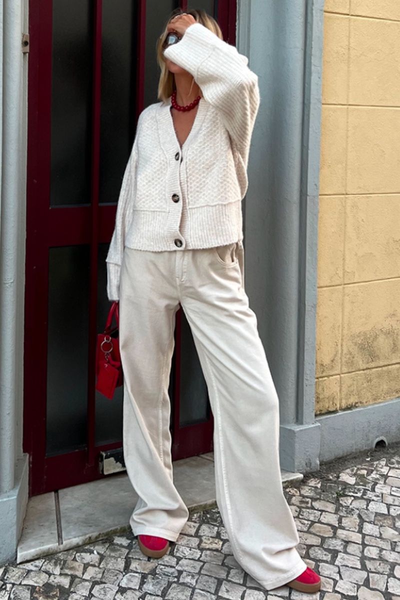 Cilla Pants | Moonbeam | Freequent Trousers