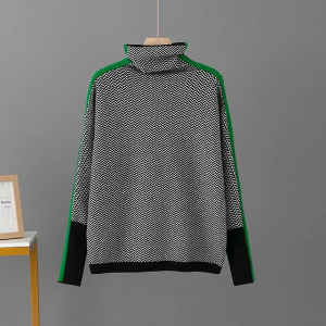 Inès | Grafisk Turtleneck Sweater