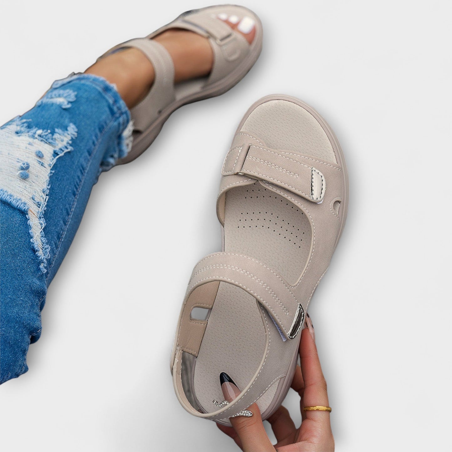 AirFlow – Åndbar damesandal for optimal komfort