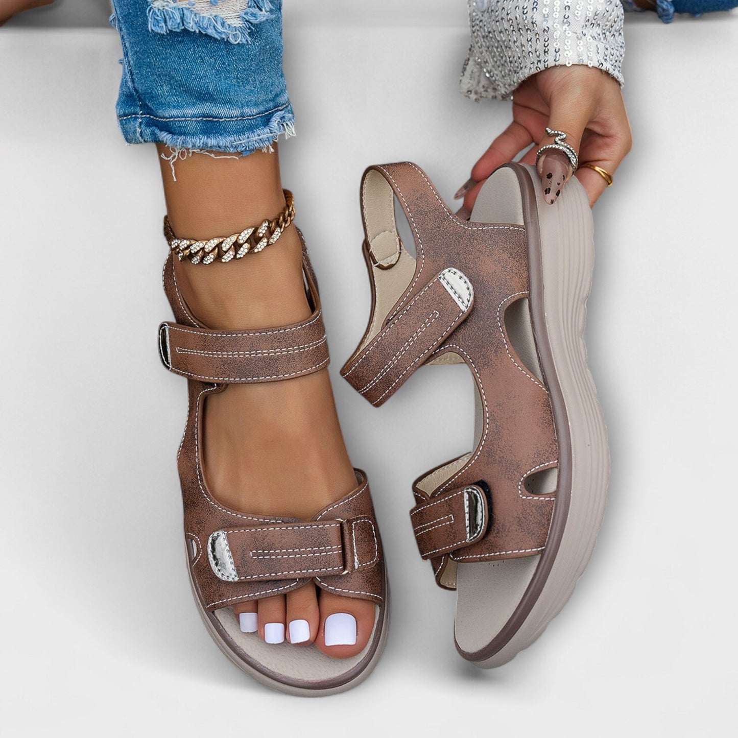 AirFlow – Åndbar damesandal for optimal komfort