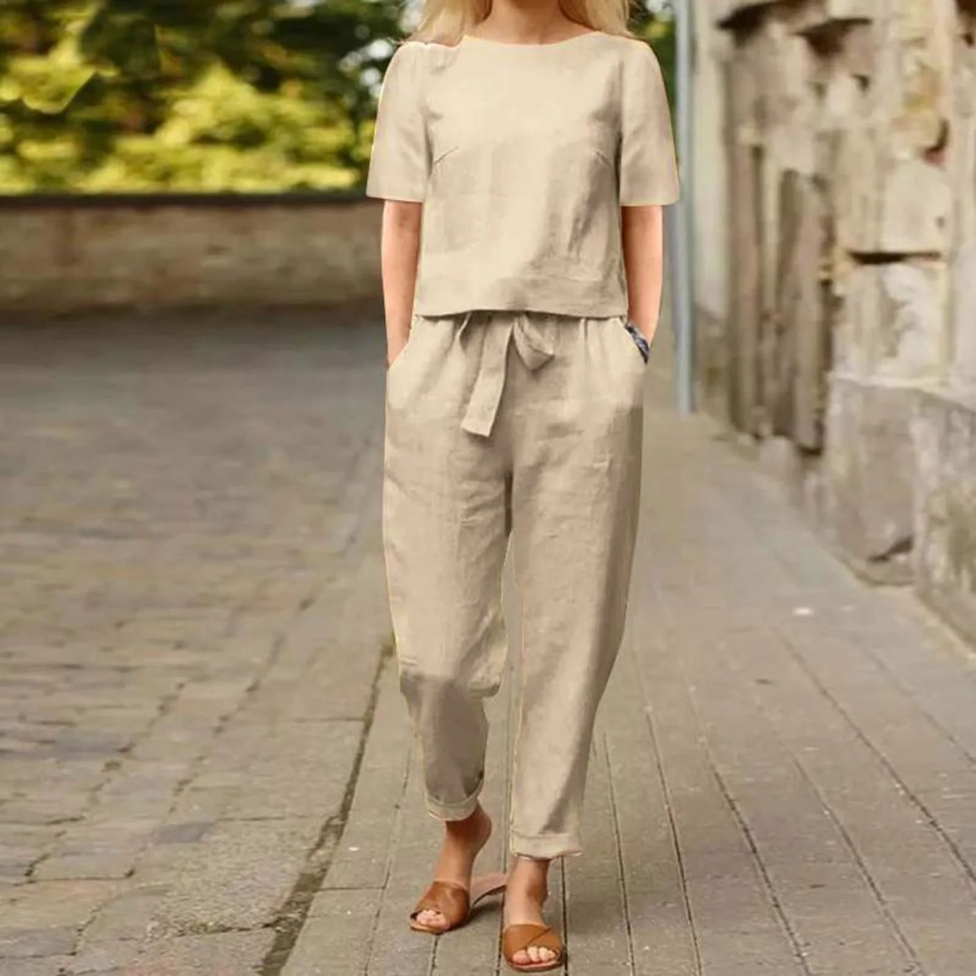 Dana | Chic Two-Piece Top and Pants Set