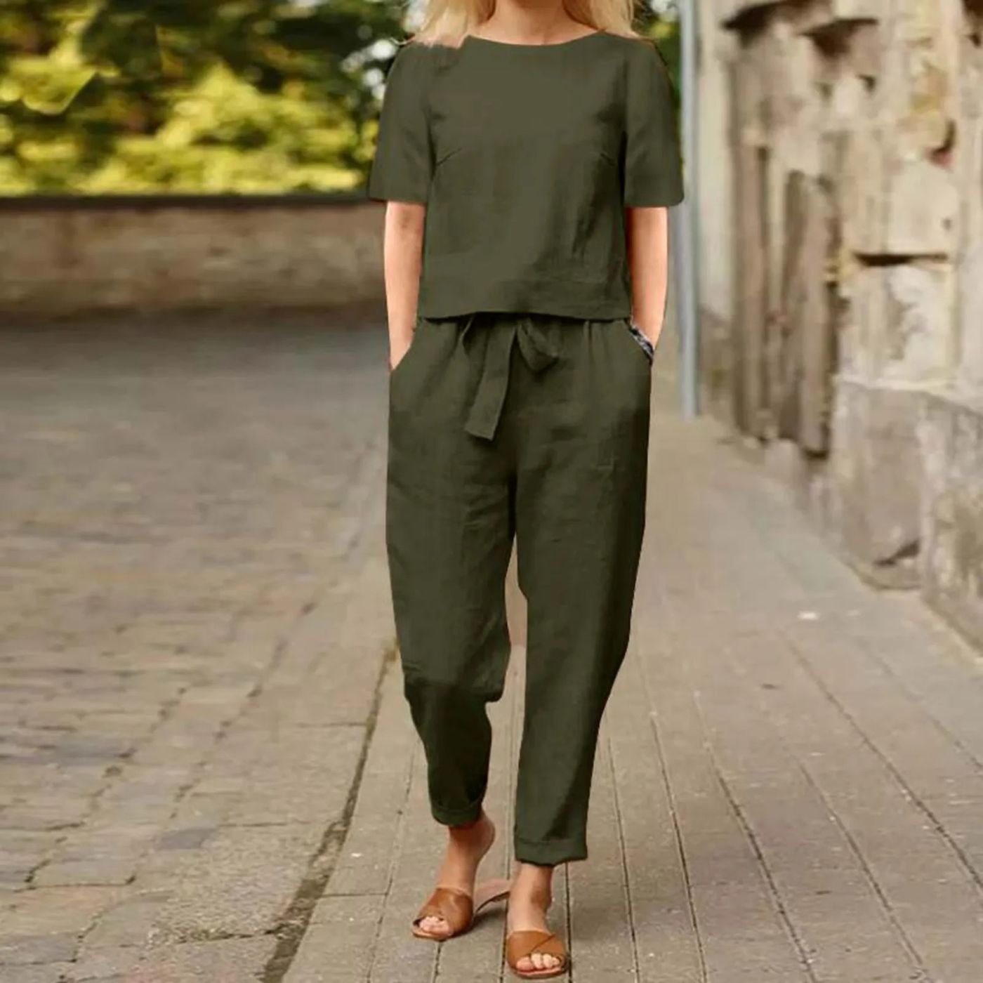 Dana | Chic Two-Piece Top and Pants Set