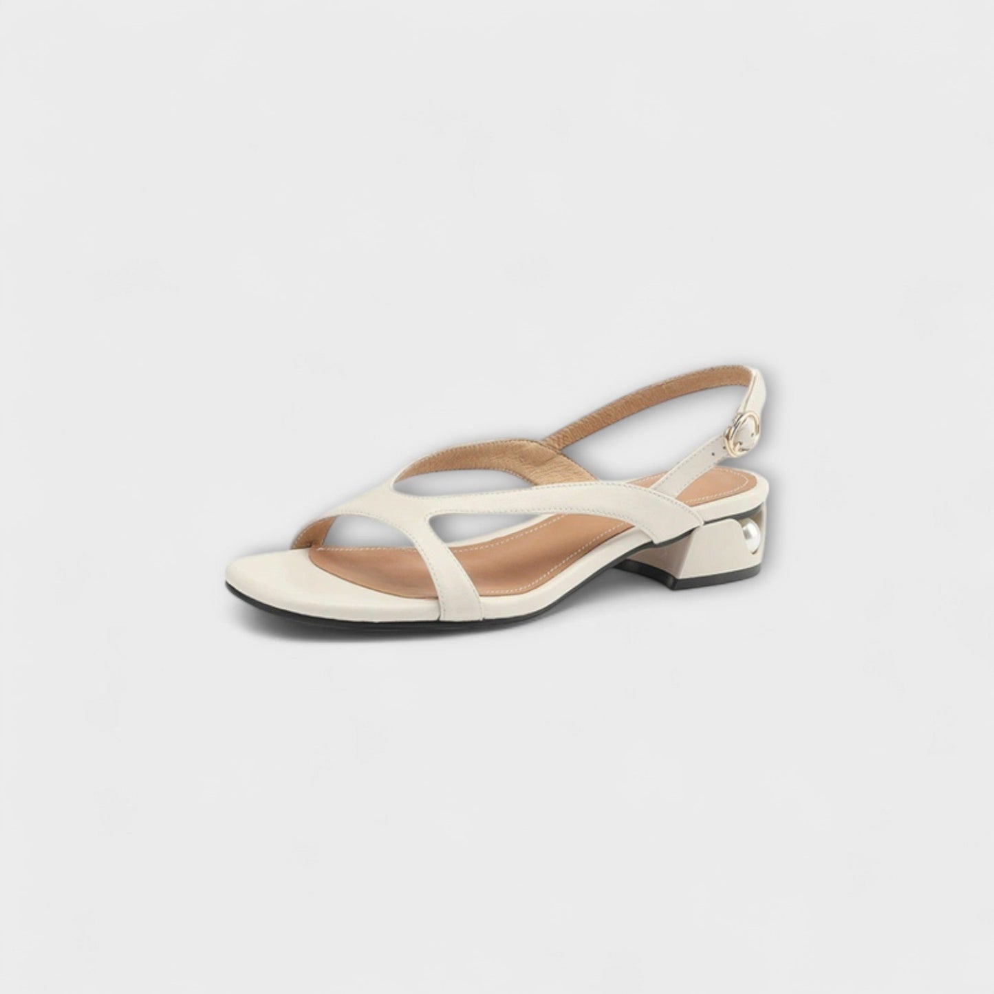 Evelyn - Elegant Flade Sandaler Minna med Sofistikeret Finish