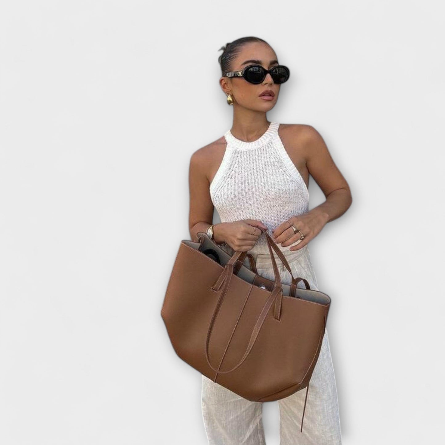 Lora Vintage-Inspired Tote Bag