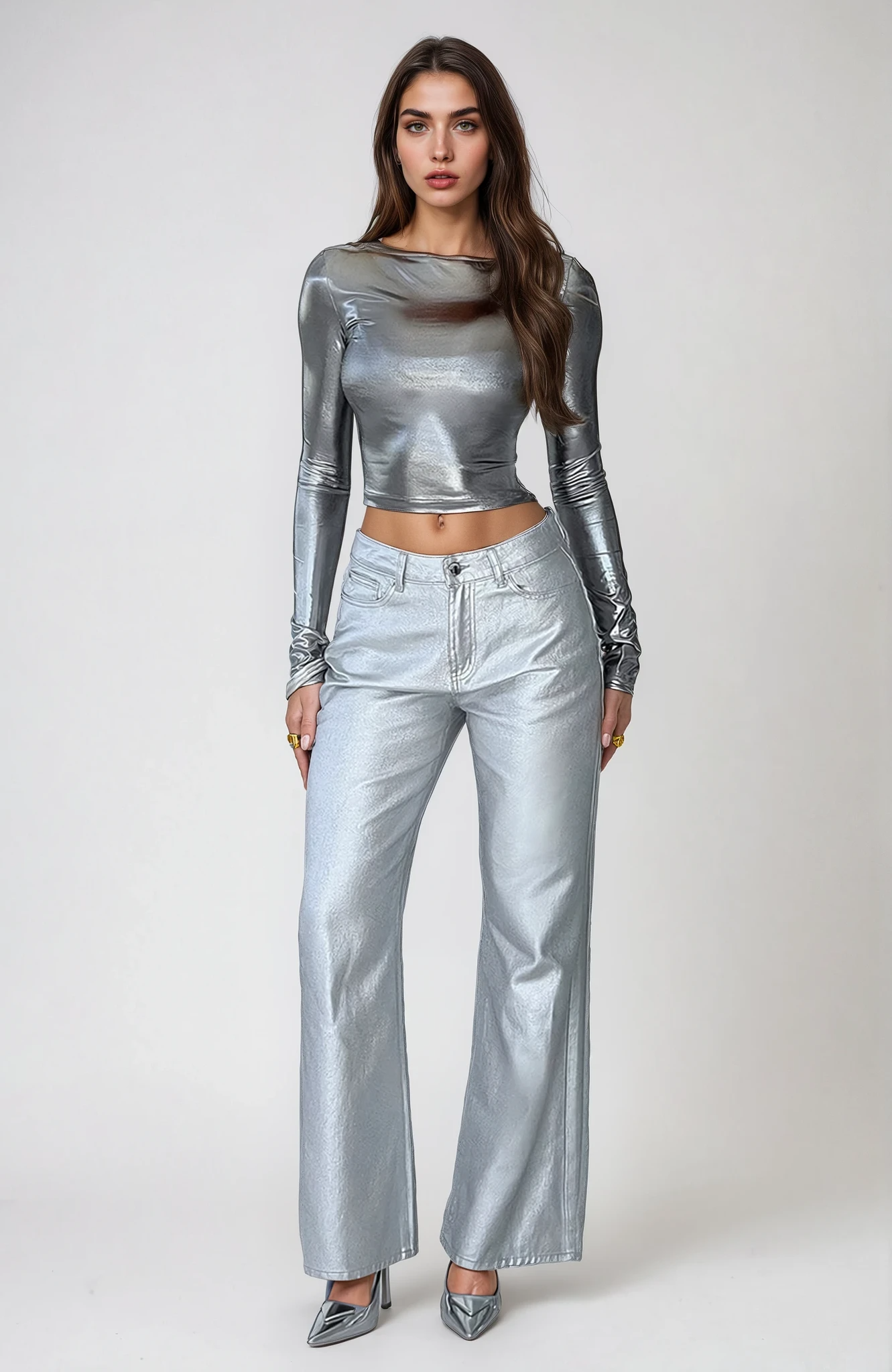 ALYRA Silver Pants