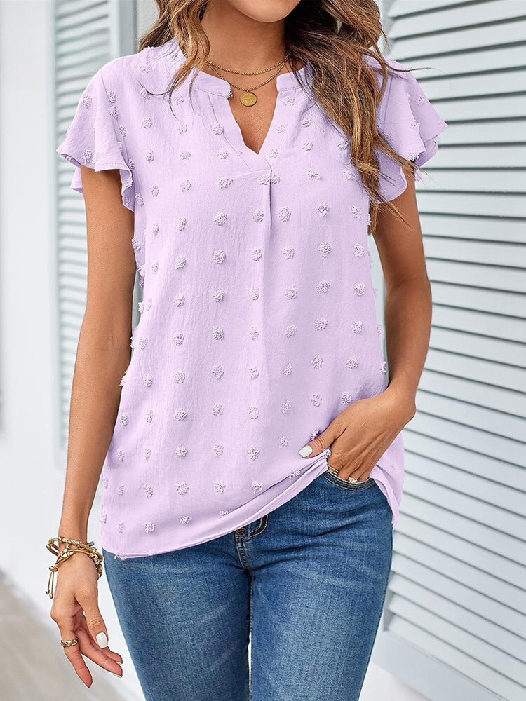 Hannah | Blouse with Patchwork and Ruffles