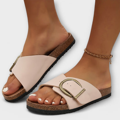 Margie - Kork Sandaler til Dame med Spænderem Design