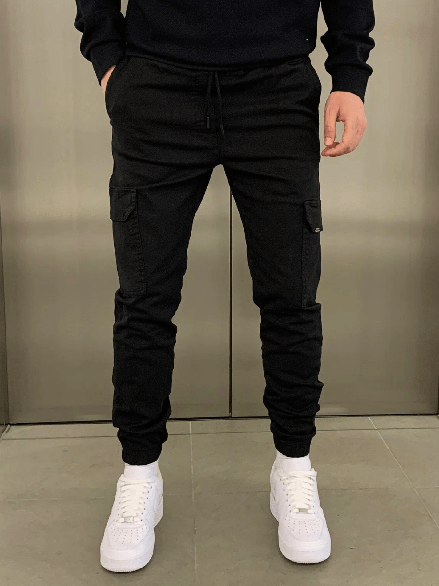 Laurent | Tailored Slim Fit Cargo Joggers