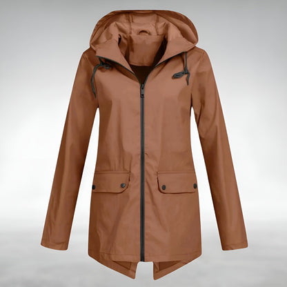 Birgitte™ | Vandafvisende Jakke med Hætte
