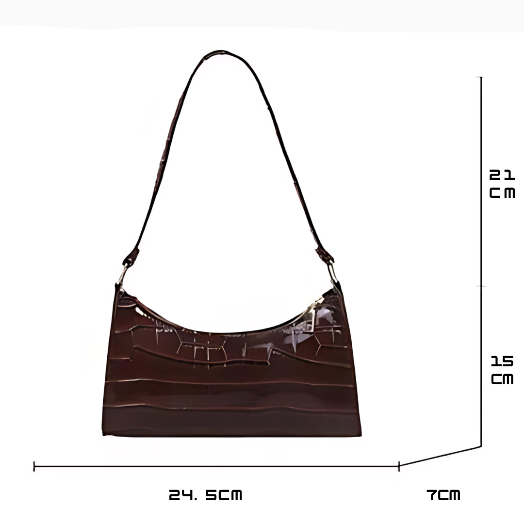 Lora - Gl shiny Leather Bag