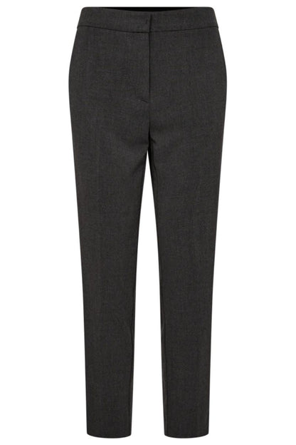 Mabely 204262 Pants | Dark Gray Melange | Freequent Trousers