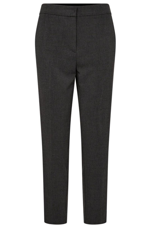 Mabely 204262 Pants | Dark Gray Melange | Freequent Trousers