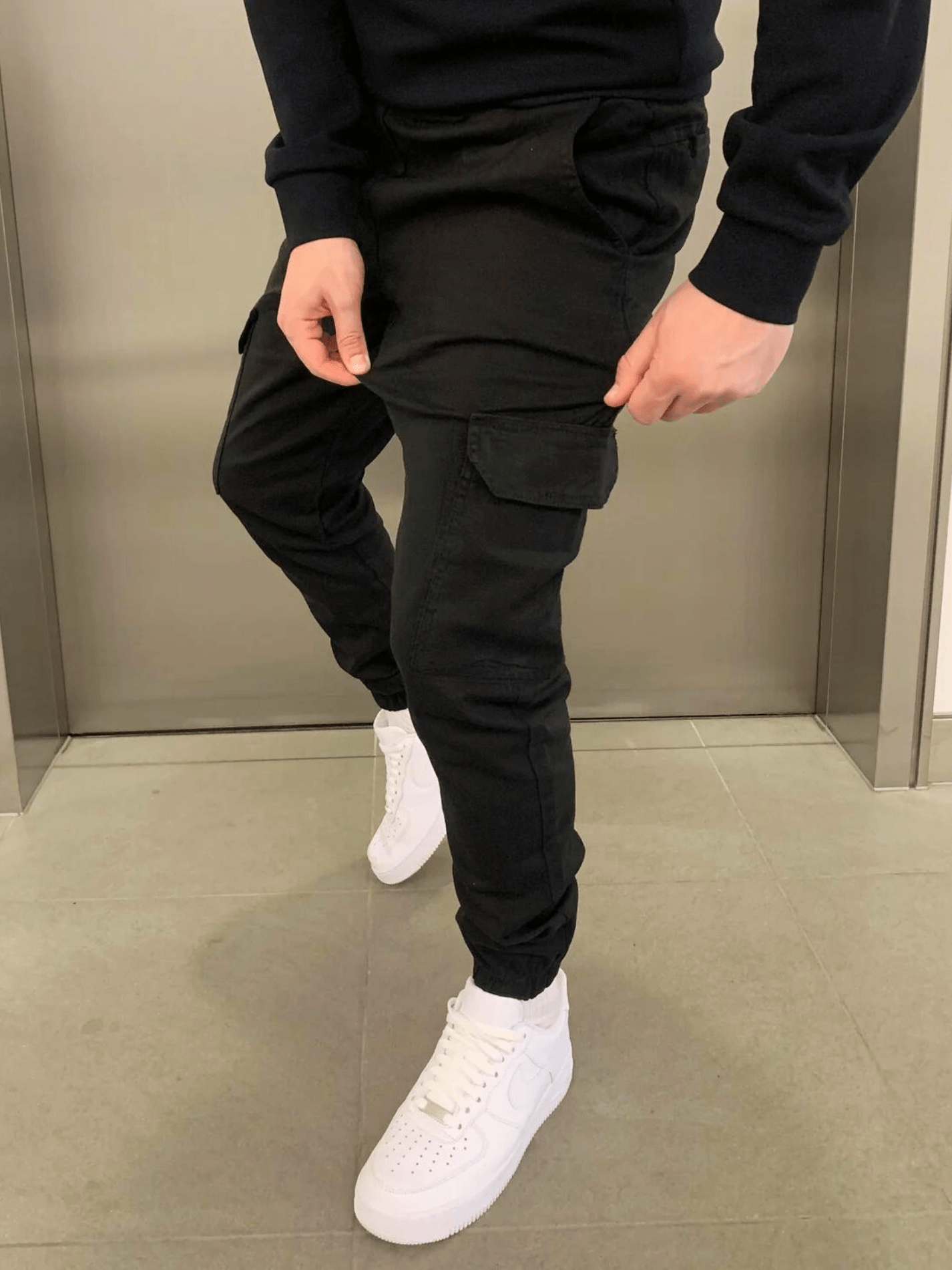 Laurent | Tailored Slim Fit Cargo Joggers