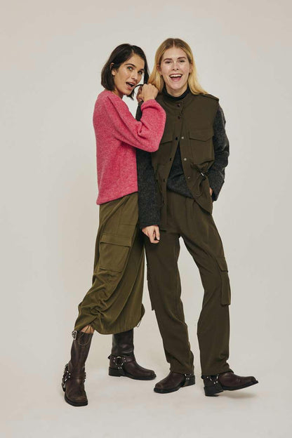 Freequent Olive Night Mivan Pants