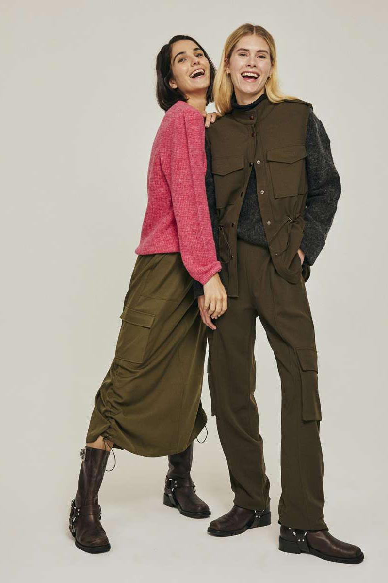 Freequent Olive Night Mivan Pants