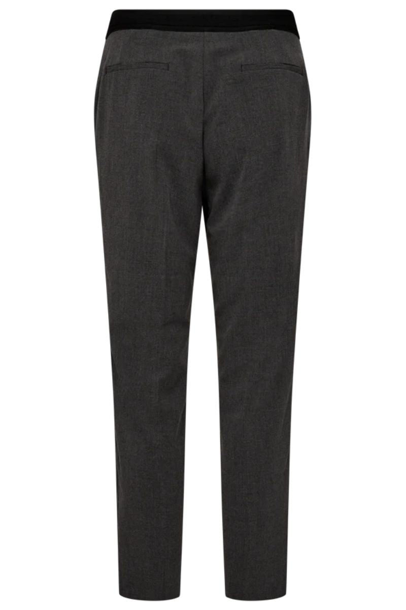 Mabely 204262 Pants | Dark Gray Melange | Freequent Trousers