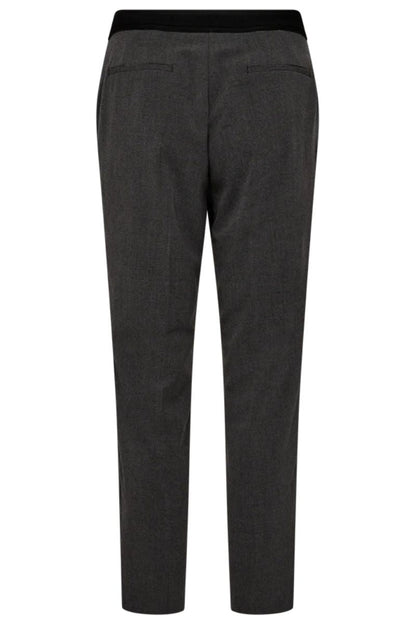 Mabely 204262 Pants | Dark Gray Melange | Freequent Trousers