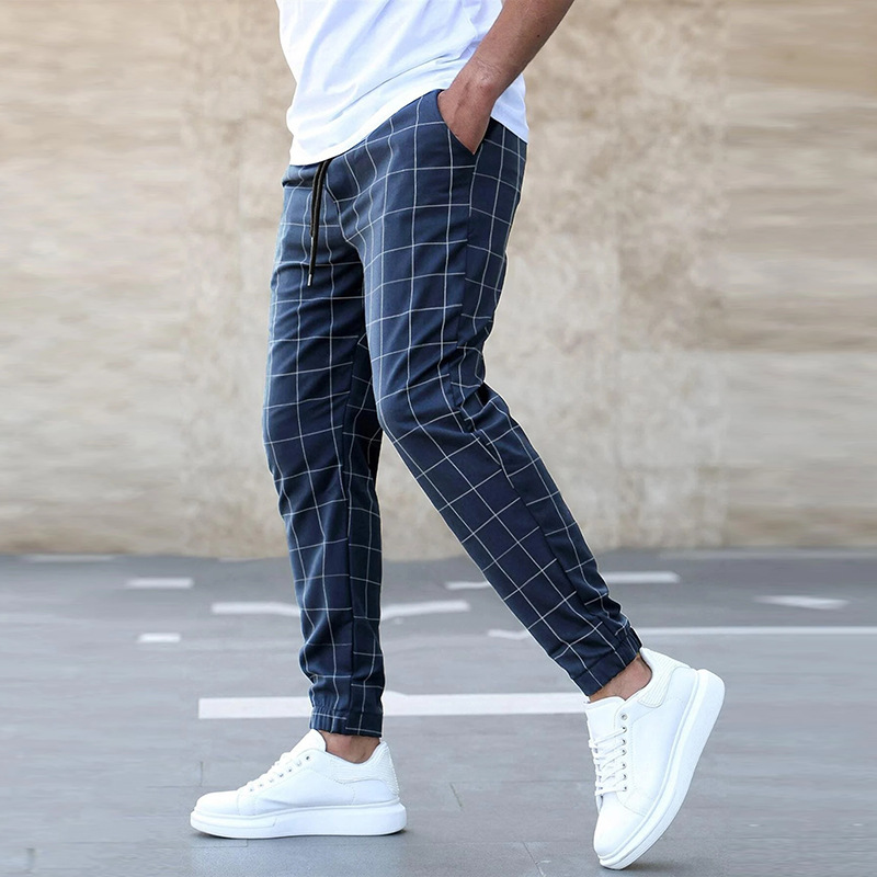 Mikkel | Elegant Checked Jogger Pants