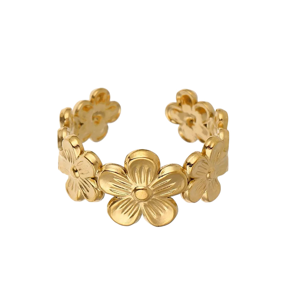 THALIREINE™ – 18K Gold Ring for Women