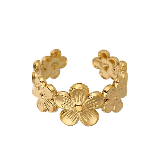 THALIREINE™ – 18K Gold Ring for Women