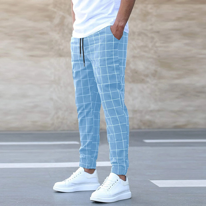 Mikkel | Elegant Checked Jogger Pants