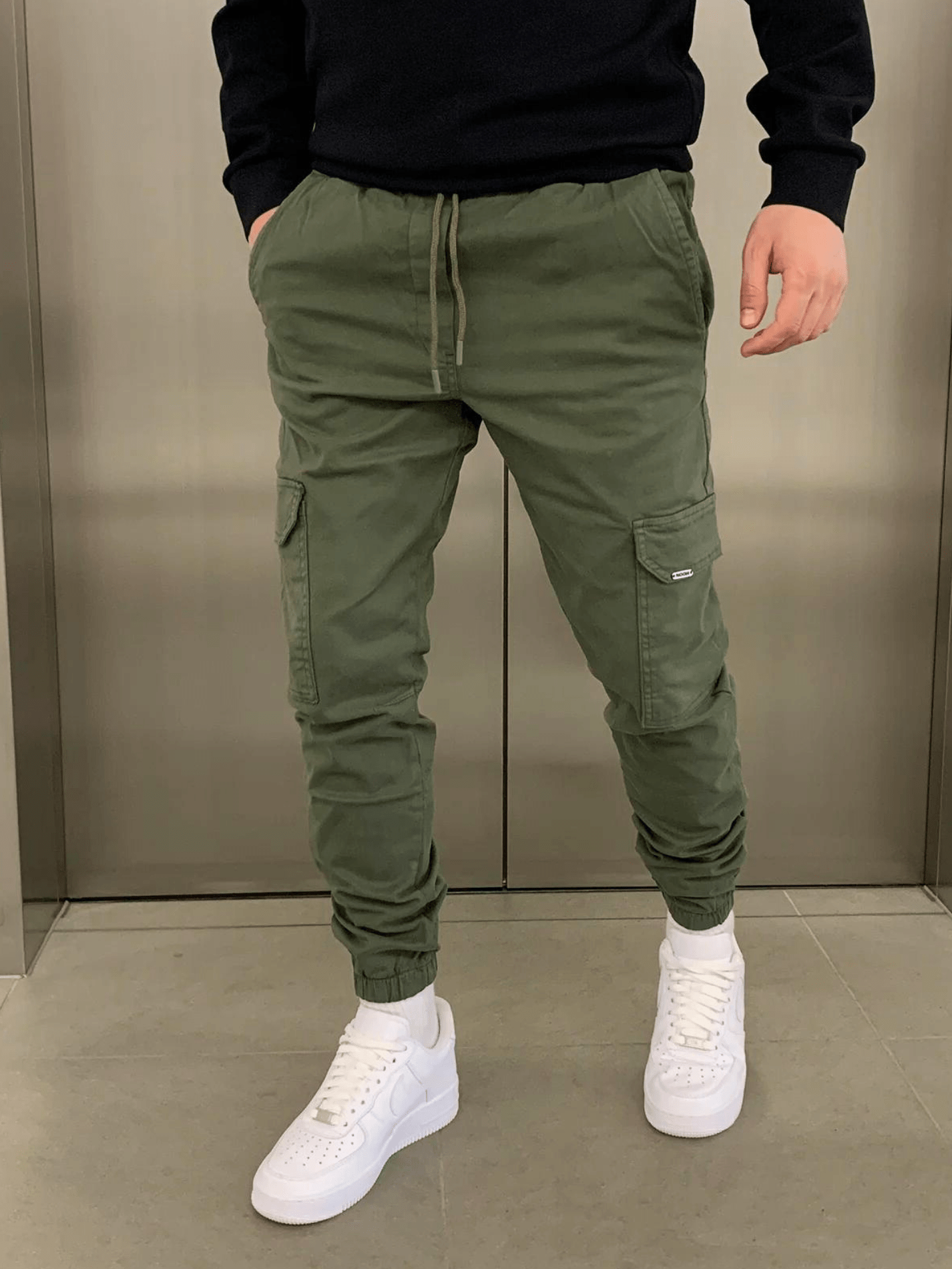 Laurent | Tailored Slim Fit Cargo Joggers