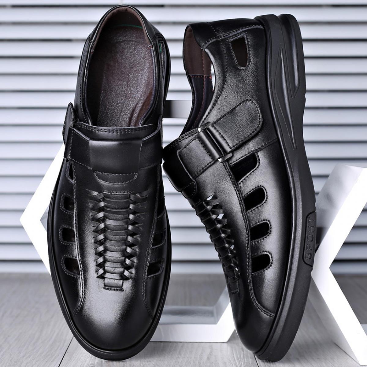 Steffen | Brune Læder Sport Sandaler" can be rewritten as "Steffen | Brown Leather Sport Sandals.