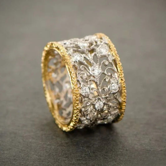 Vintage Zirkonia Ivy Ring