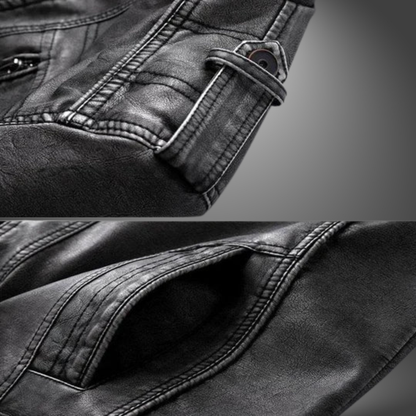 Alpha | Håndlavet Læderjakke til Herre