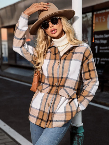 Kelly | Elegant Checked Blazer Jacket