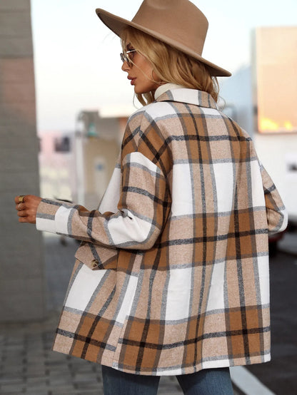 Kelly | Elegant Checked Blazer Jacket