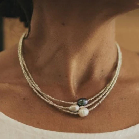 Retro Pearl Necklace