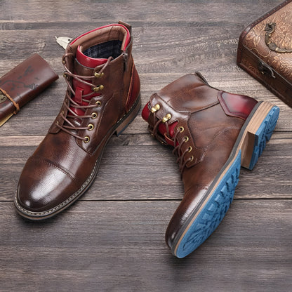 Bosse™ | Klasiske Vintage Læderstøvler