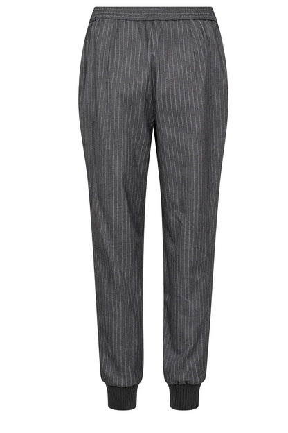 Co'couture Ida Pin Jog Pant 31106 | Medium Gray | Stylish Trousers
