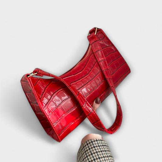 Lora - Gl shiny Leather Bag
