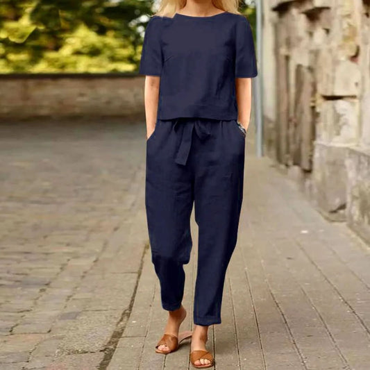 Dana | Chic Two-Piece Top and Pants Set