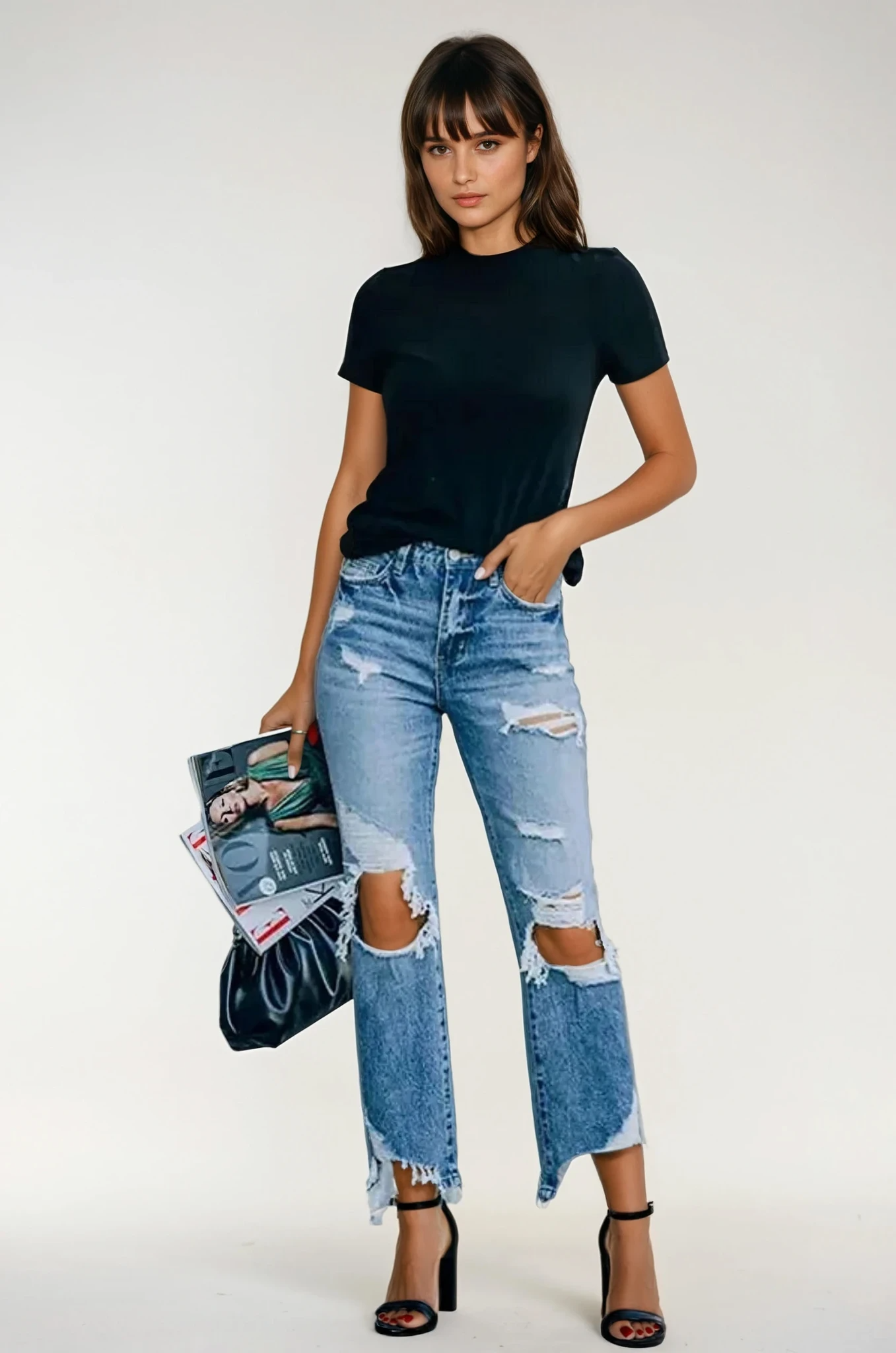 GIADA Revnet Raw Edge Jeans