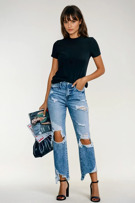 GIADA Revnet Raw Edge Jeans