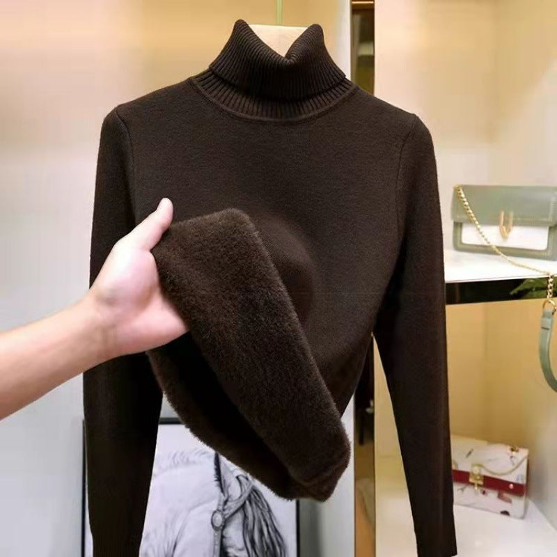 Lang hals / Brun / XXL