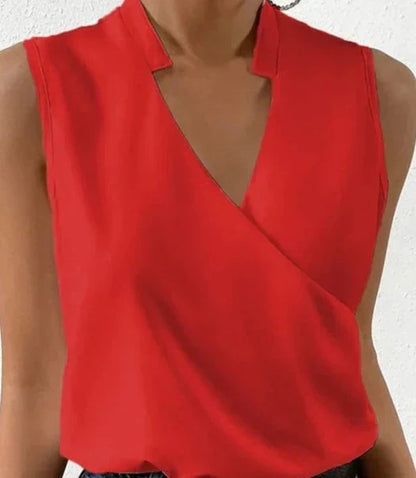 Madisyn | Chic Sleeveless Solid Color Top