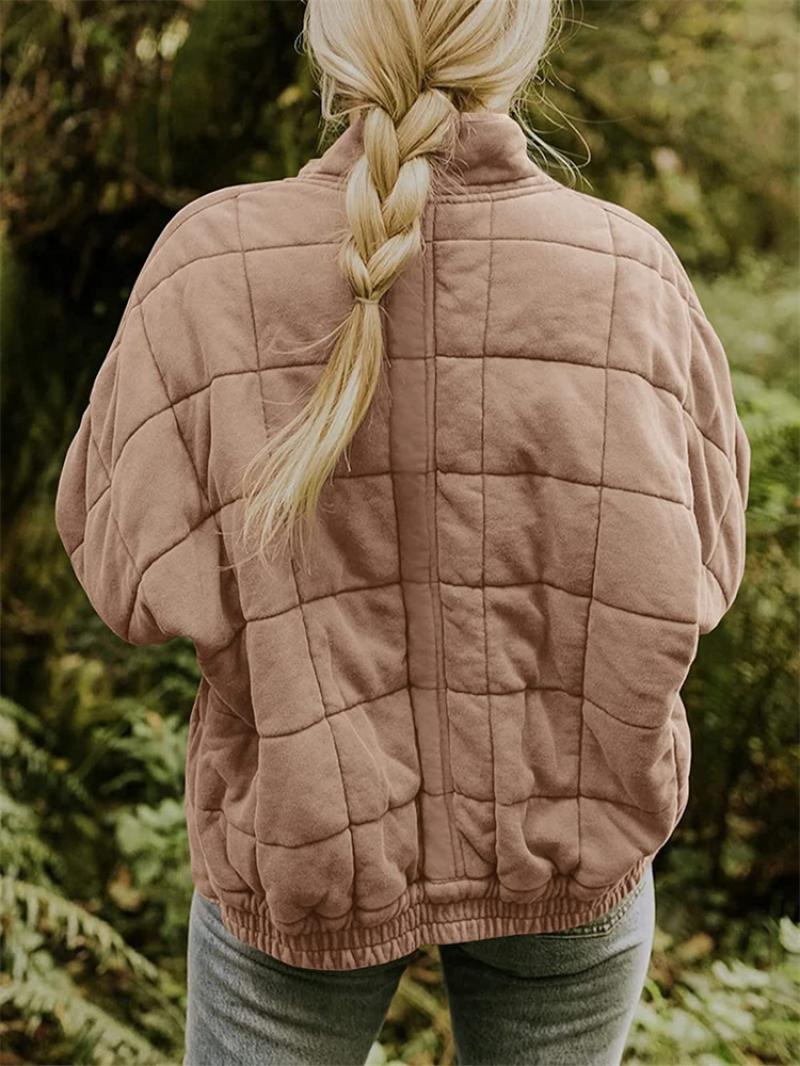 Rasmine | Elegant Quilted Jacket with Zipper