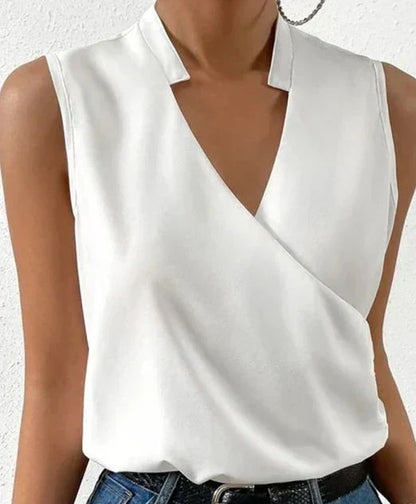Madisyn | Chic Sleeveless Solid Color Top