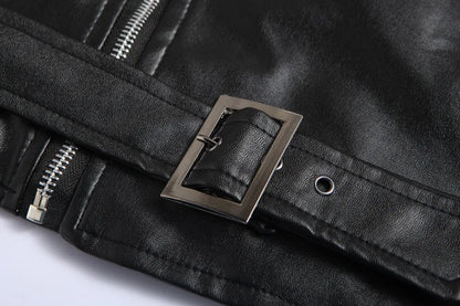 "Oliver™ | Klassisk Biker Læderjakke" can be rewritten as "Oliver™ | Classic Biker Leather Jacket".